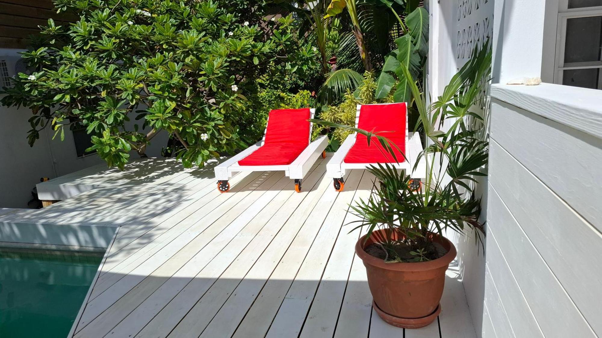 Amanda'S Place Green Studio - Pool And Tropical Garden Caye Caulker Exterior foto