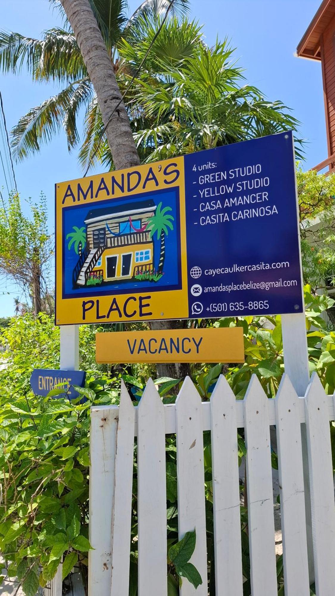 Amanda'S Place Green Studio - Pool And Tropical Garden Caye Caulker Exterior foto