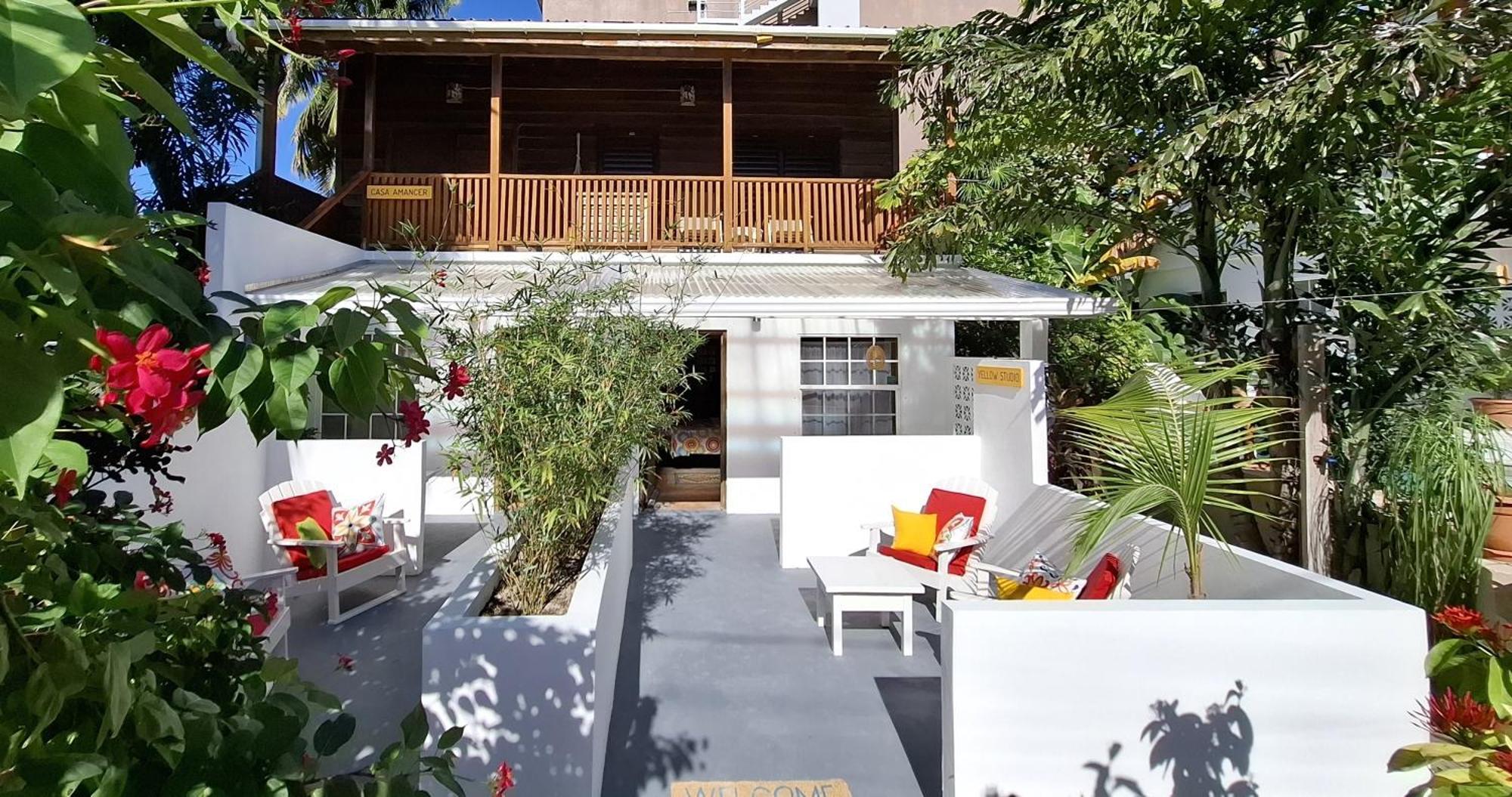 Amanda'S Place Green Studio - Pool And Tropical Garden Caye Caulker Exterior foto