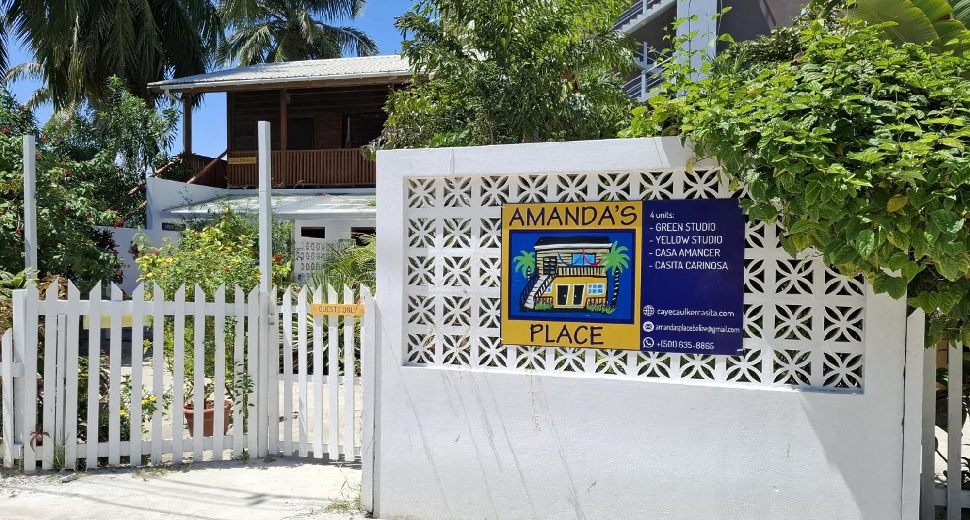 Amanda'S Place Green Studio - Pool And Tropical Garden Caye Caulker Exterior foto