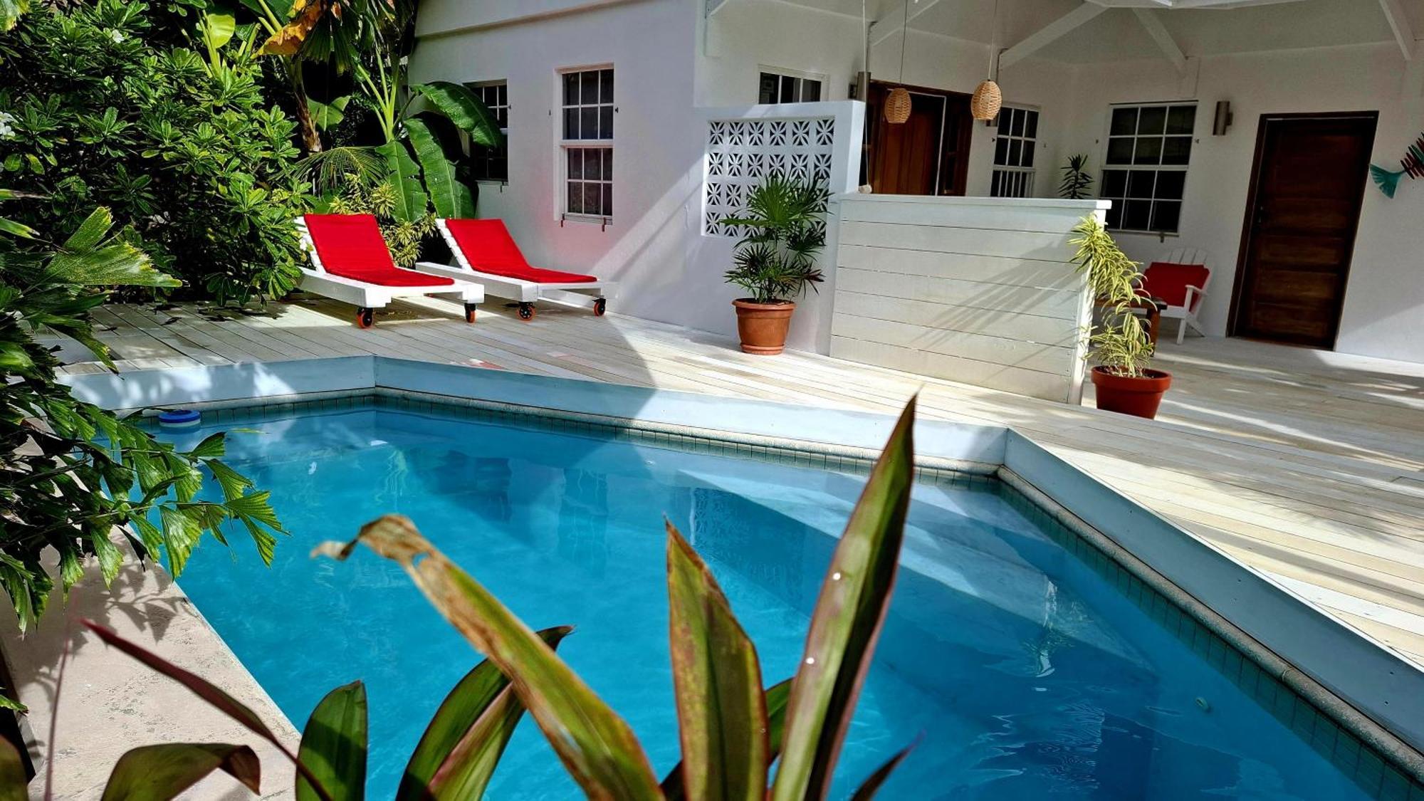 Amanda'S Place Green Studio - Pool And Tropical Garden Caye Caulker Exterior foto